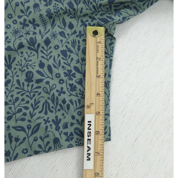 Taylor Stitch Bo Boardie Board Shorts Mens 32 Green Sea Floral Surf - Picture 15 of 16